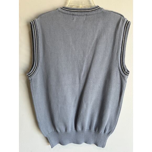 Vintage Hunt Club Golf Sweater Vest Cotton Mens size Medium Academia Grandpa - Picture 4 of 4